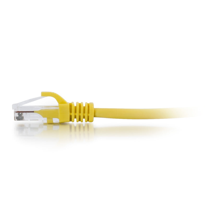 C2G 7ft Cat6a Snagless Unshielded (UTP) Ethernet Cable - Cat6a Network Patch Cable - PoE - Yellow — 50747