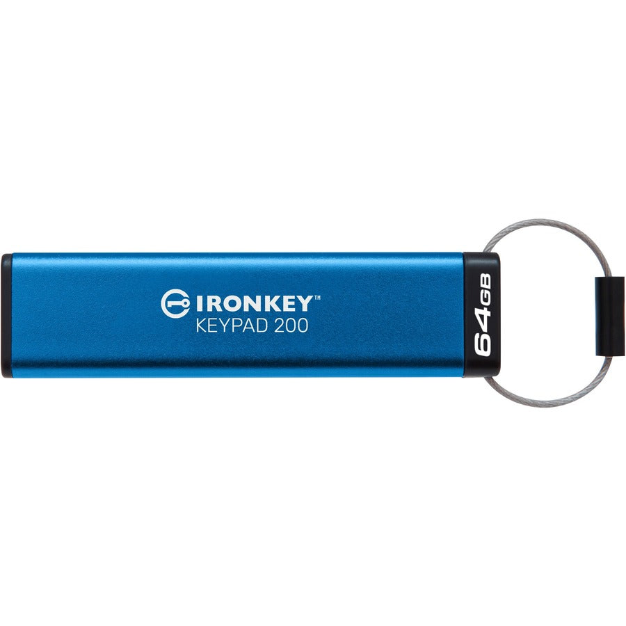 IronKey Keypad 200 64GB USB 3.2 (Gen 1) Type A Flash Drive — IKKP200/64GB