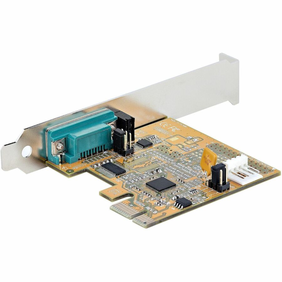 StarTech.com 1-Port PCI Express Serial Card, PCIe to RS232 (DB9) Serial Interface Card, 16C1050 UART, COM Retention, Low Profile, Win & Linux — 11050-PC-SERIAL-CARD