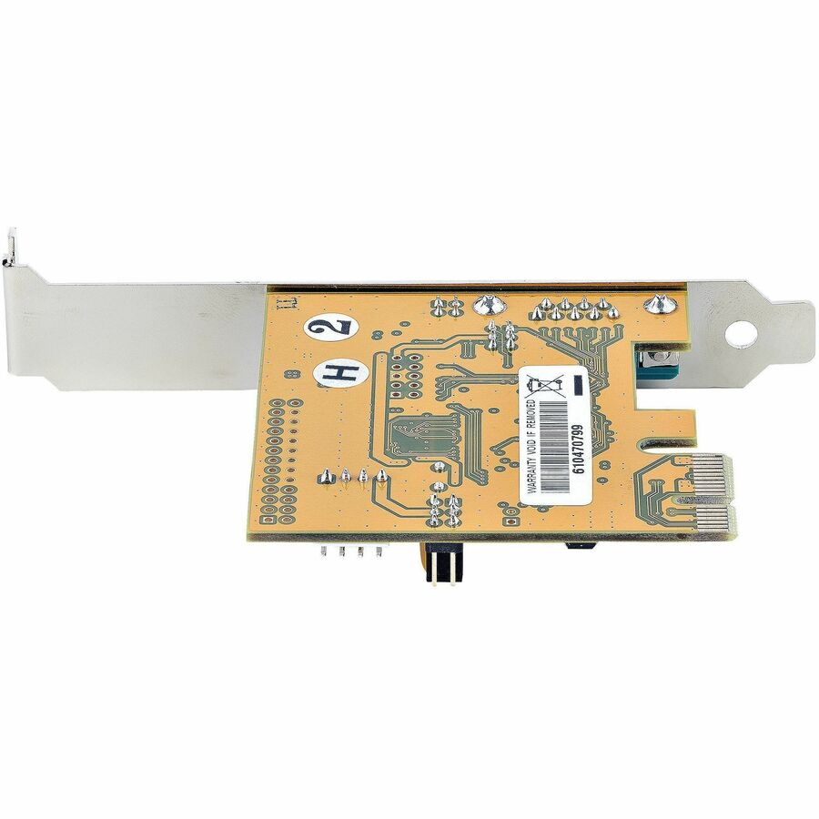 StarTech.com 1-Port PCI Express Serial Card, PCIe to RS232 (DB9) Serial Interface Card, 16C1050 UART, COM Retention, Low Profile, Win & Linux — 11050-PC-SERIAL-CARD
