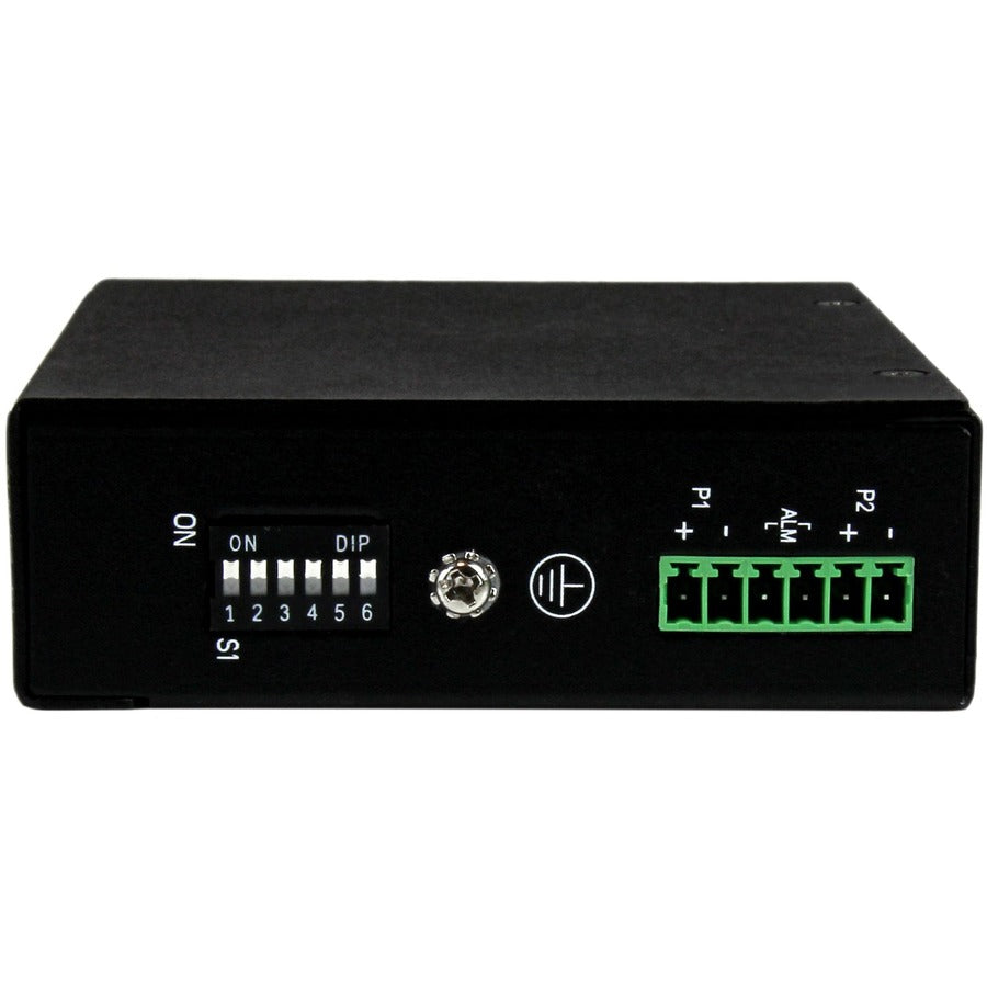 StarTech.com 5 Port Unmanaged Industrial Gigabit Ethernet Switch - DIN Rail / Wall-Mountable — IES51000
