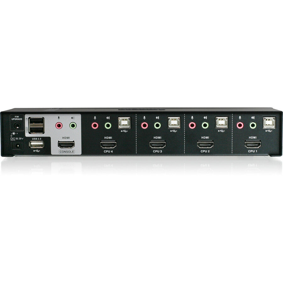 IOGEAR 4-Port HDMI KVMP with DisplayPort Adapters Bundle — GCS1794DPKIT