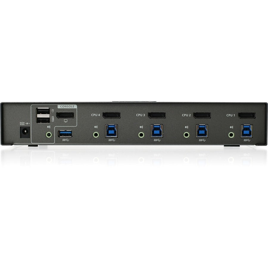 IOGEAR 4-Port DisplayPort KVMP Switch with USB 3.0 Hub (TAA Compliant) — GCS1904
