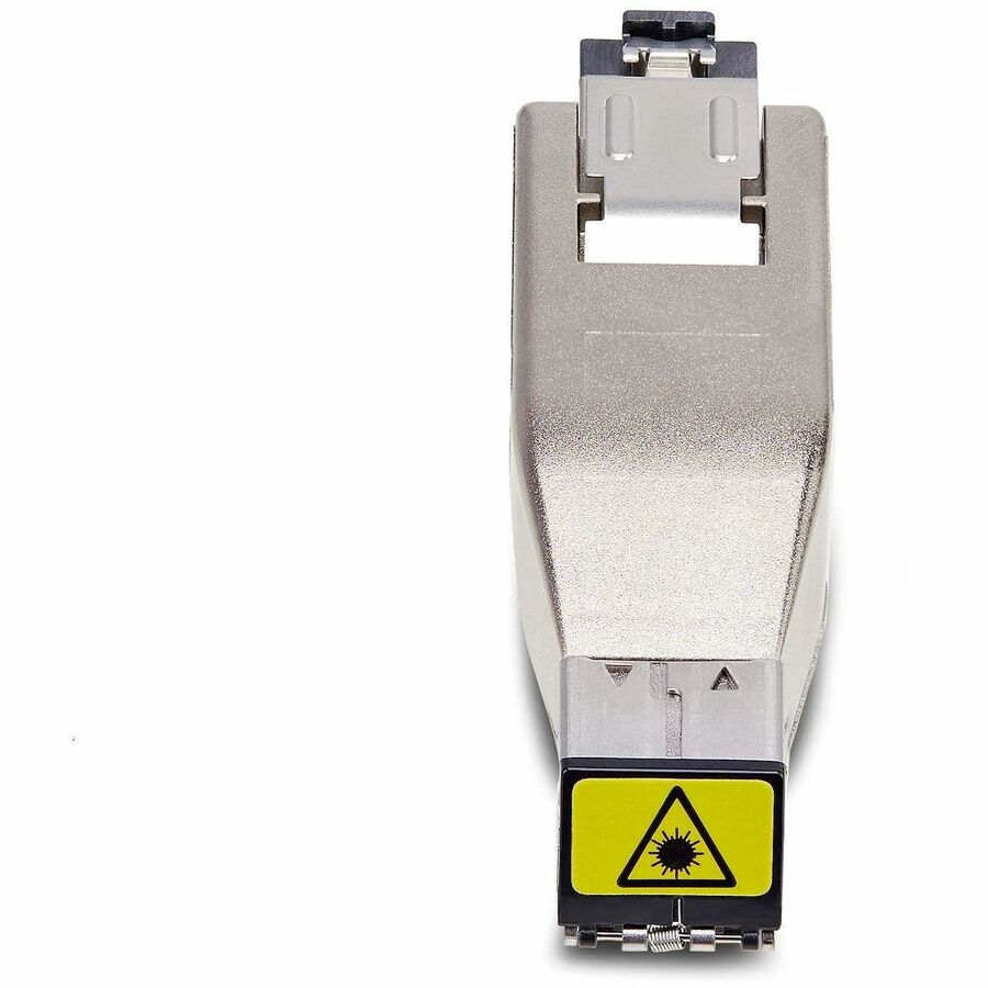StarTech.com Gigabit Fiber to RJ45 Ethernet Media Converter Dongle, PoE Powered, SMF/MMF, Single/Multimode Optical Fiber, TAA — D01ML55P-FIBER-MEDIA