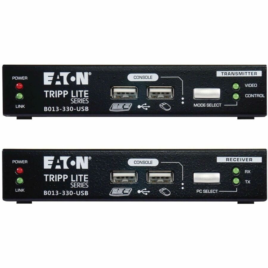 Eaton Tripp Lite Series KVM Extender with VGA and USB Connections, Up to 330 ft. — B013-330-USB