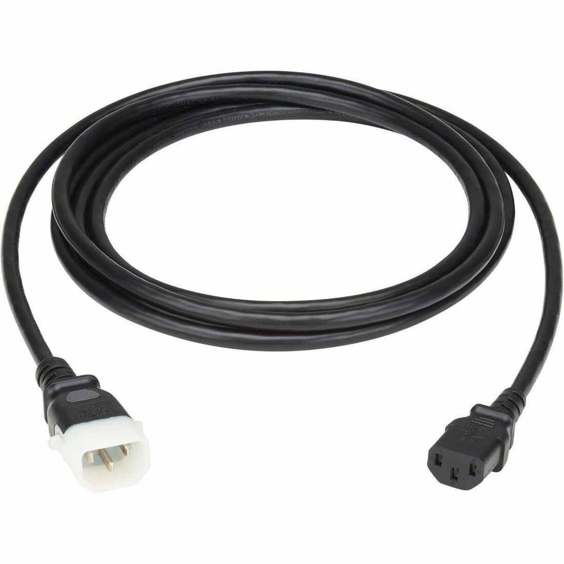 Eaton Tripp Lite Series PDU Power Cord, C13 to P-Lock C14 - North America and Europe Rated, 10A, 250V, 18 AWG, 10 ft. (3.1 m), Black — P004-E10