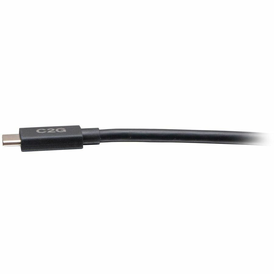 C2G 3.3ft (1m) USB 4.0 USB-C to C (48V 5A) 240W Charging Cable - Black — C2G54552