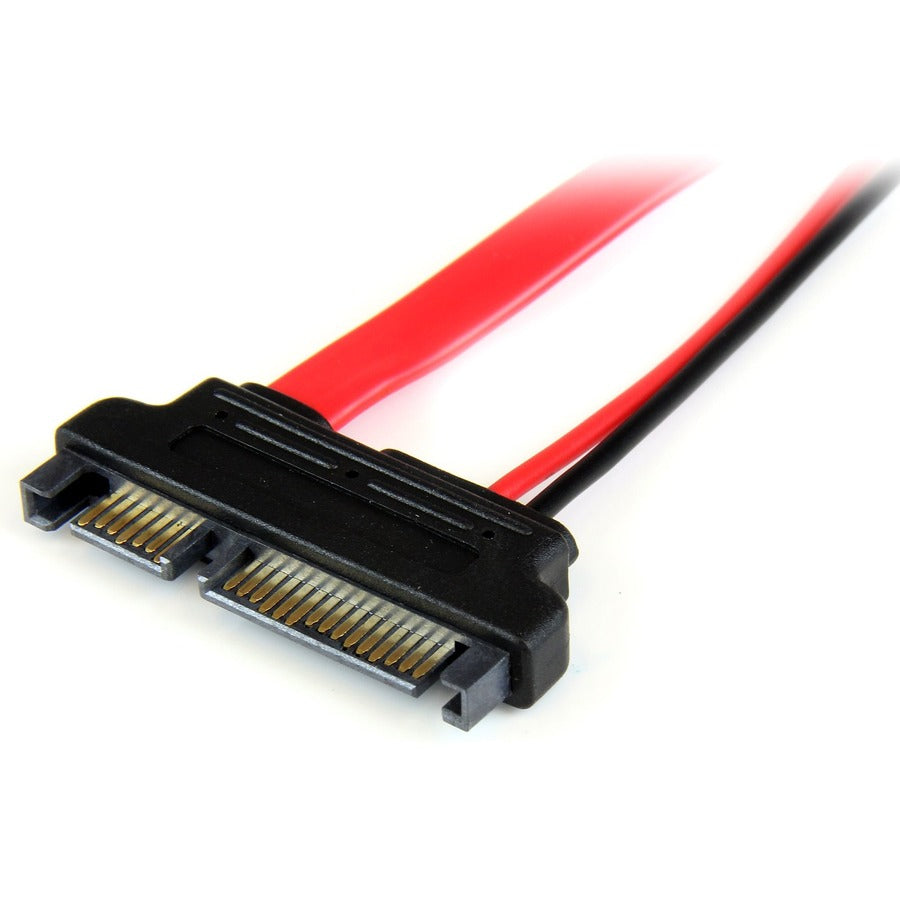 StarTech.com 6in Slimline SATA to SATA Adapter with Power - F/M — SLSATAADAP6