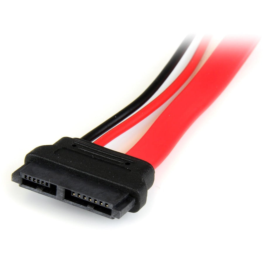 StarTech.com 6in Slimline SATA to SATA Adapter with Power - F/M — SLSATAADAP6