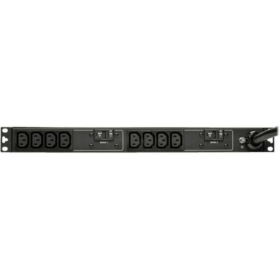 Eaton Tripp Lite Series 5.8kW Single-Phase 200-240V Basic PDU, 10 C13 Outlets, NEMA L6-30P Input, 12 ft. (3.66 m) Cord, 1U Rack-Mount — PDUH30HV