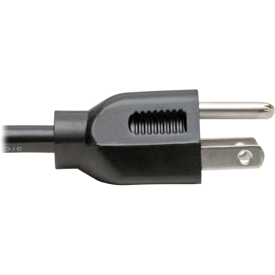 Eaton Tripp Lite Series Power Cord Splitter, C14 to 2xC13 PDU Style - 10A, 250V, 18 AWG, 18-in. (45.72 cm), Black — P004-18N-2C13