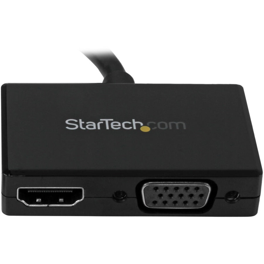 StarTech.com Travel A/V Adapter: 2-in-1 DisplayPort to HDMI or VGA — DP2HDVGA