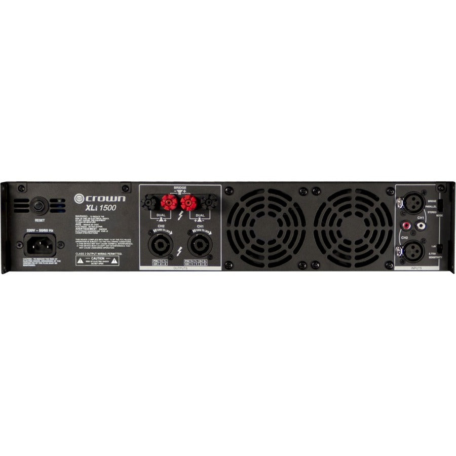 Crown 3500 Amplifier - 2000 W RMS - 2 Channel - Dark Gray — NXLI3500-0-US