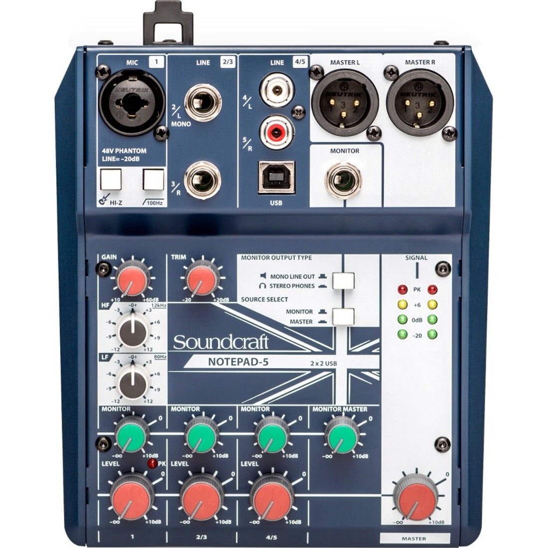 Soundcraft Small-format Analog Mixing Console with USB I/O — SCR-5085980US-01