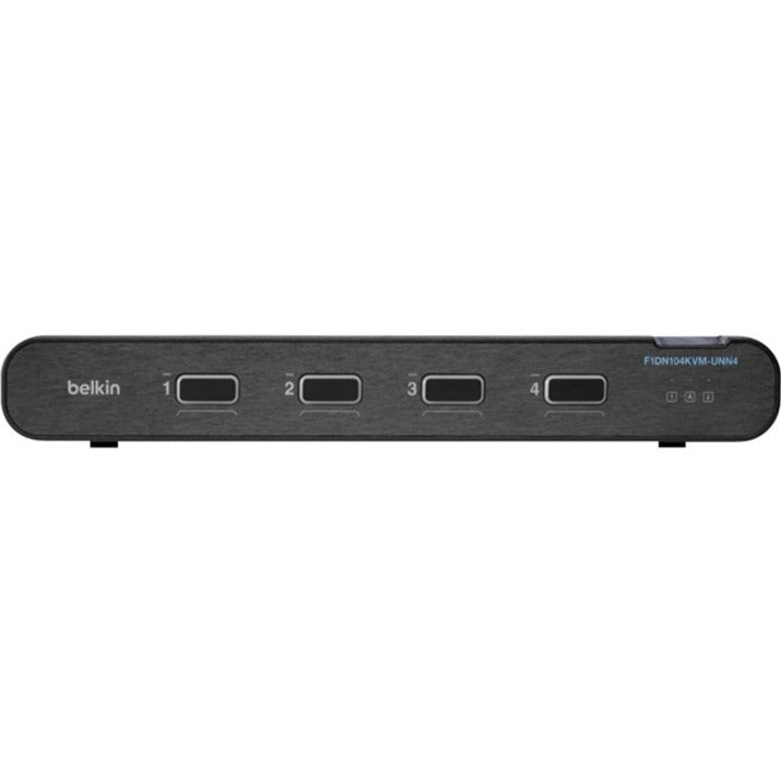 Belkin Universal 2nd Gen Secure KVM Switch, 4-Port Single Head No CAC — F1DN104KVM-UNN4