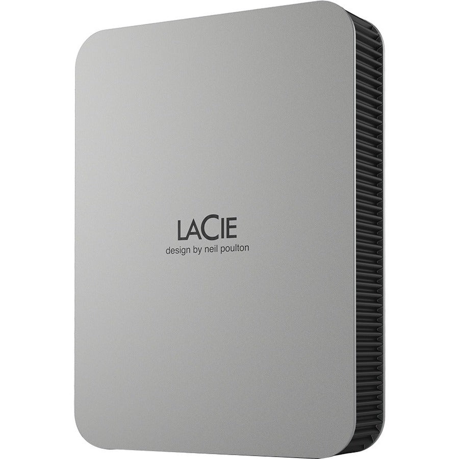 LaCie Mobile Drive STLP5000400 5 TB Portable Hard Drive - 2.5" External - Moon Silver — STLP5000400