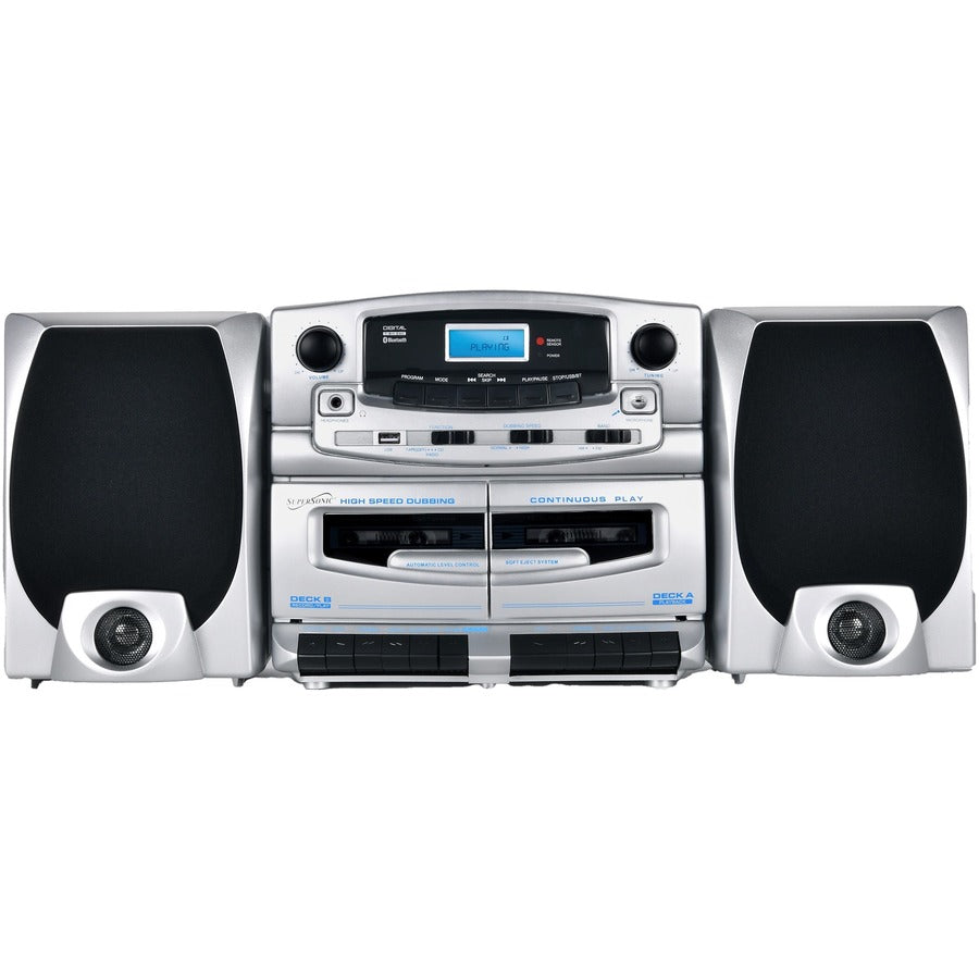 Supersonic SC-2121BT Micro Hi-Fi System - Black — SC-2121BT