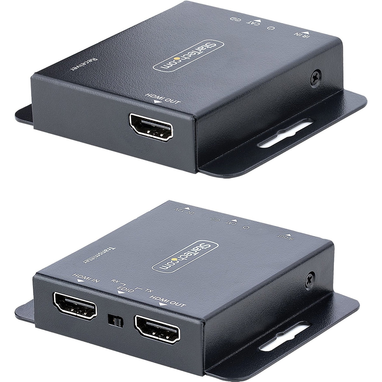 StarTech.com 4K HDMI Extender over CAT6/CAT5 Ethernet Cable, 4K 30Hz or 1080p 60Hz Video Extender, HDMI Transmitter and Receiver Kit — EXTEND-HDMI-4K40C6P1
