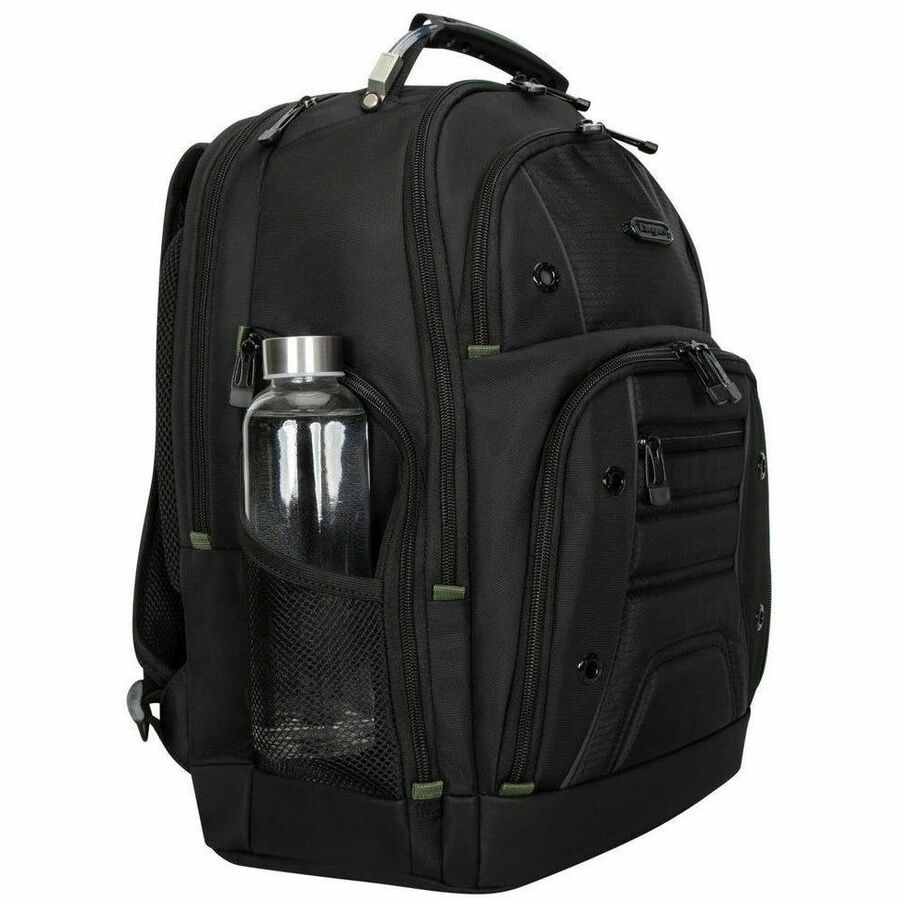 Targus Drifter TBB63805GL Carrying Case Rugged (Backpack) for 15" to 16" Notebook - Black - TAA Compliant — TBB63805GL