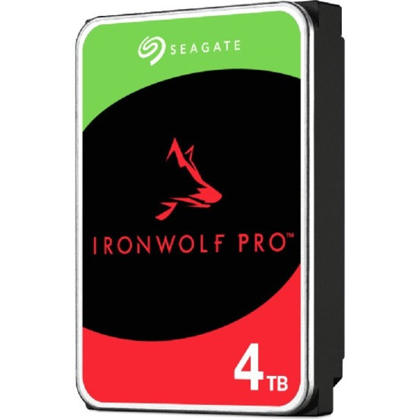 Seagate IronWolf Pro ST4000NT001 4 TB Hard Drive - 3.5" Internal - SATA (SATA/600) - Conventional Magnetic Recording (CMR) Method — ST4000NT001
