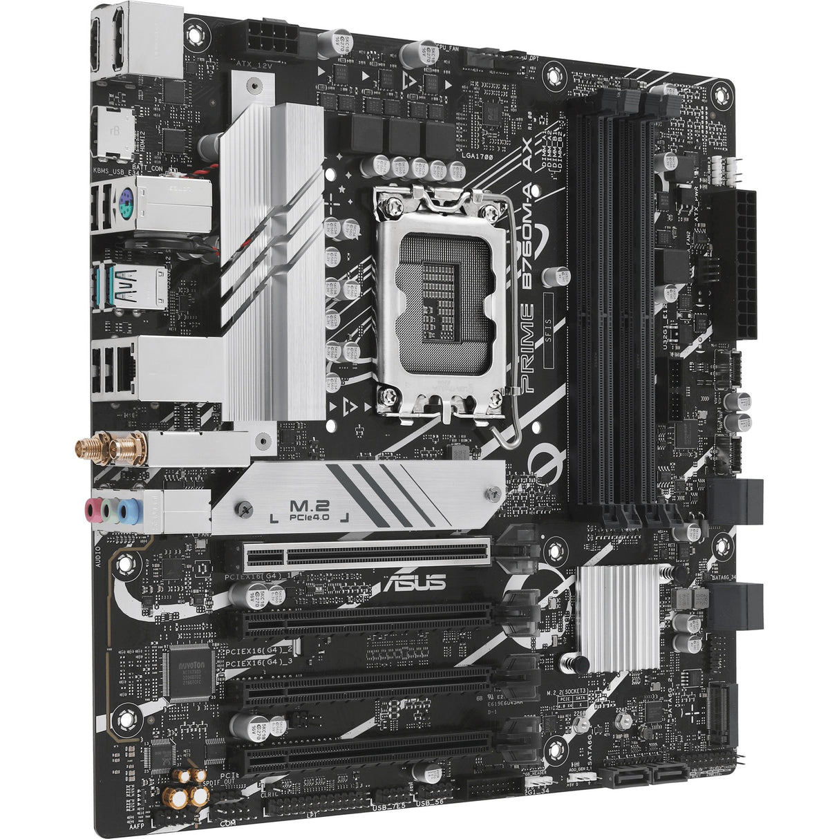 Asus Prime PRIME B760M-A AX Desktop Motherboard - Intel B760 Chipset - Socket LGA-1700 - Micro ATX — PRIME-B760M-A-AX