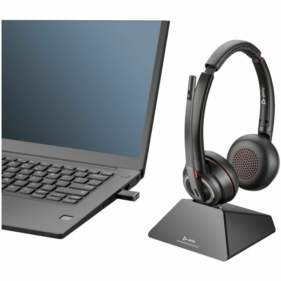 Poly Savi 8220 UC DECT USB-A Headset — 77T33AA#ABA
