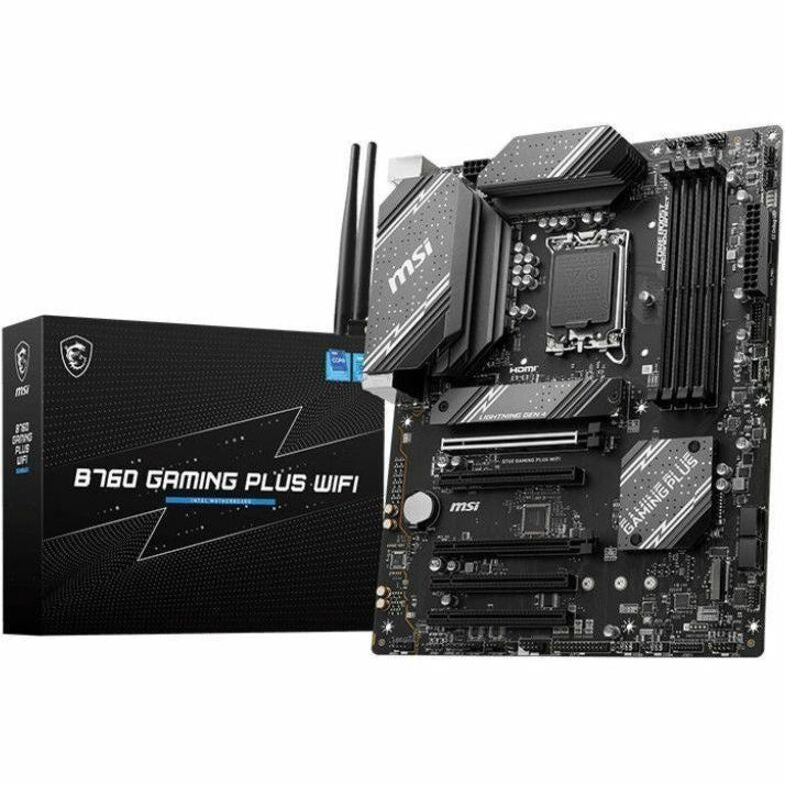 MSI B760 GAMING PLUS WIFI Gaming Desktop Motherboard - Intel B760 Chipset - Socket LGA-1700 - ATX — B760GPWIFI