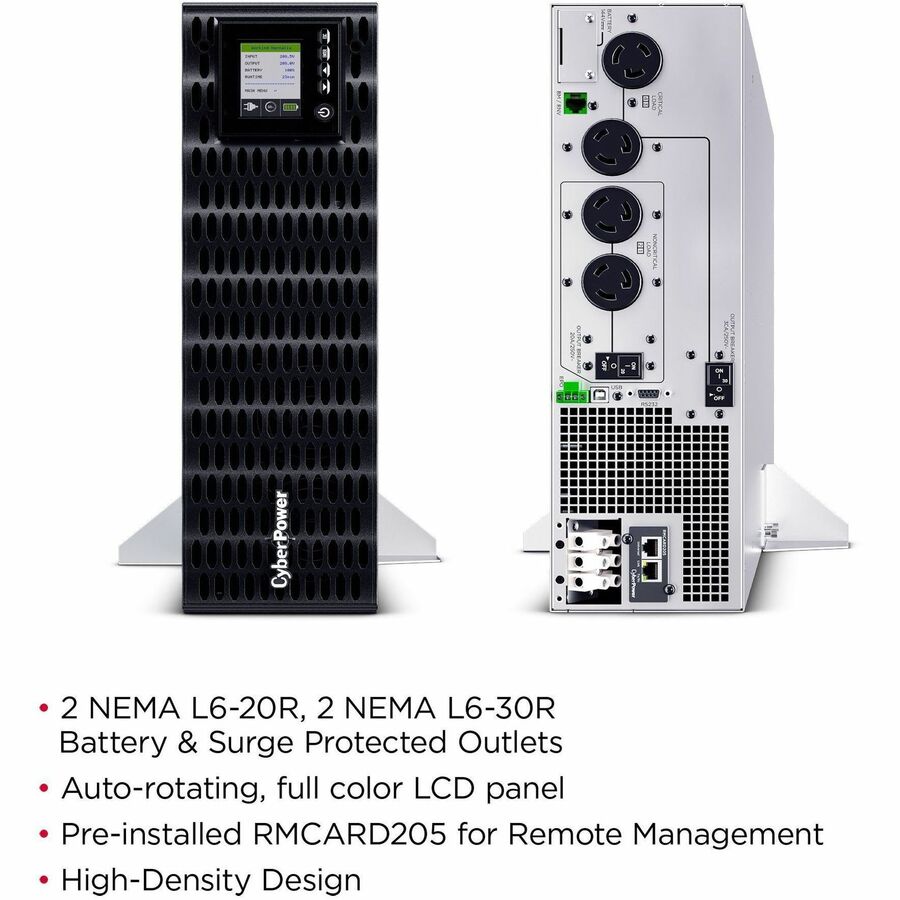 CyberPower OL5KRTHDL Smart App Online UPS Systems — OL5KRTHDL