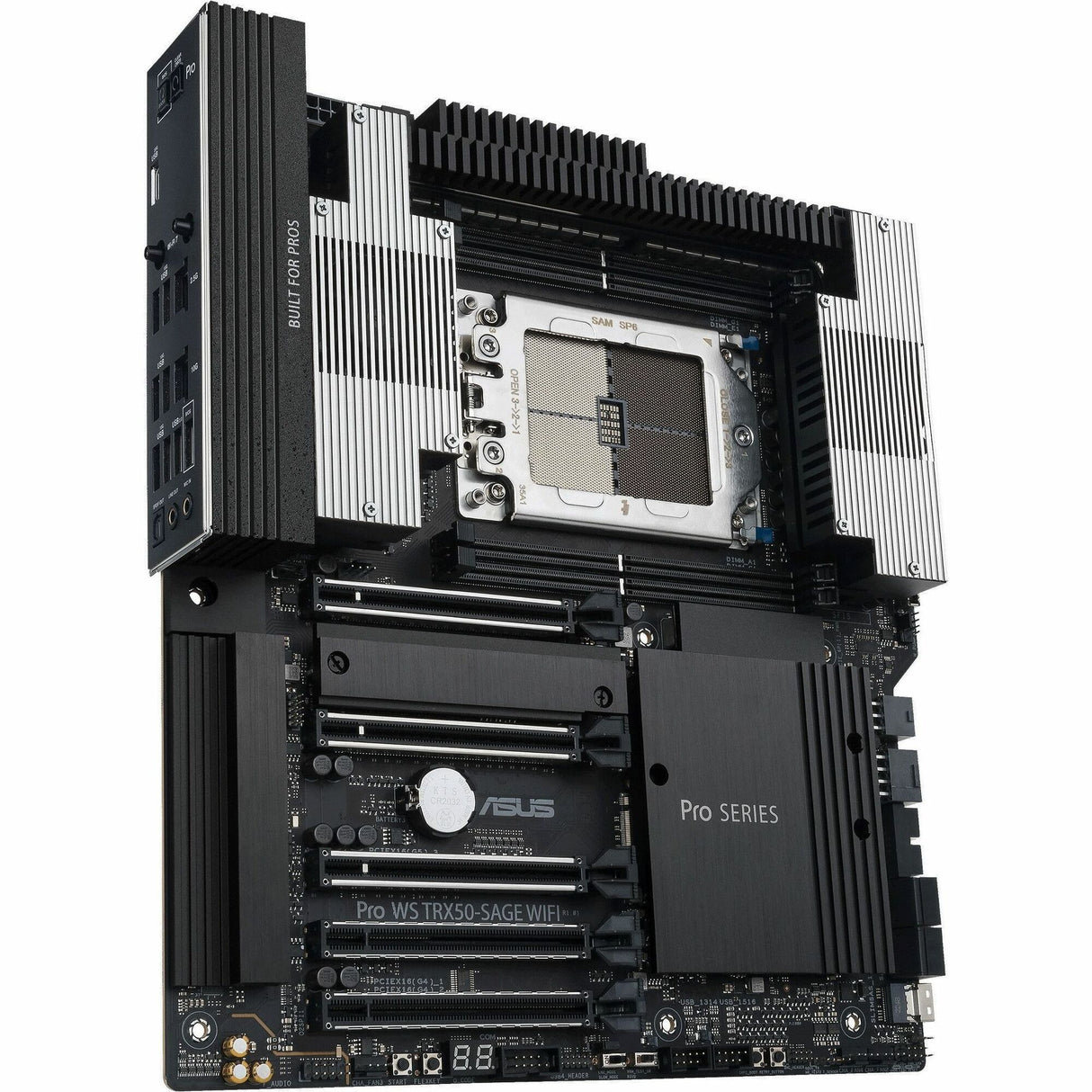 Asus PRO WS TRX50-SAGE WIFI Desktop Motherboard - AMD TRX50 Chipset - Socket sTR5 - SSI CEB — ProWSTRX50-SAGEWIFI