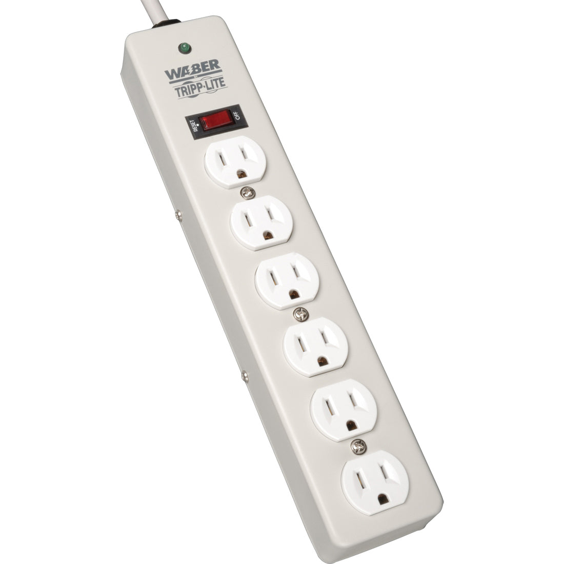Eaton Tripp Lite Series Industrial Surge Protector, 6-Outlet, 6 ft. (1.8 m) Cord, 1050 Joules — DG206