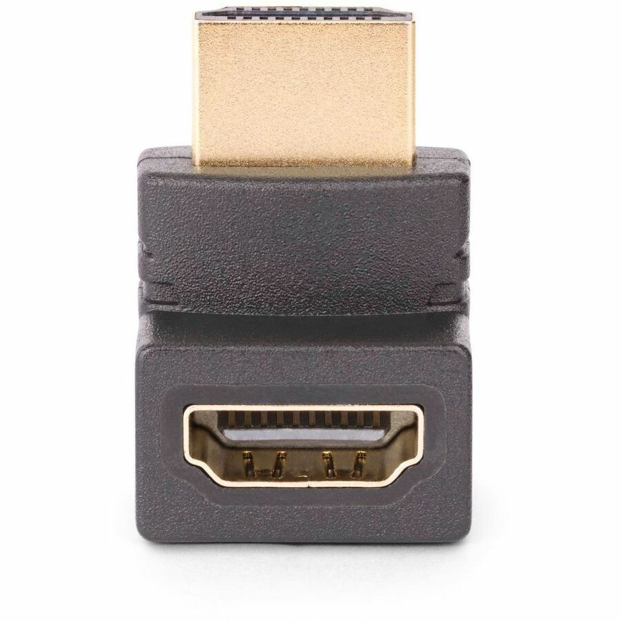 StarTech.com Down Angle HDMI 2.0 Adapter, Male to Female, Vertical 90-Degree Angled HDMI Port Saver, 4K 60Hz, High Speed HDMI Connector Extension — HDMI2HDMIMFDN