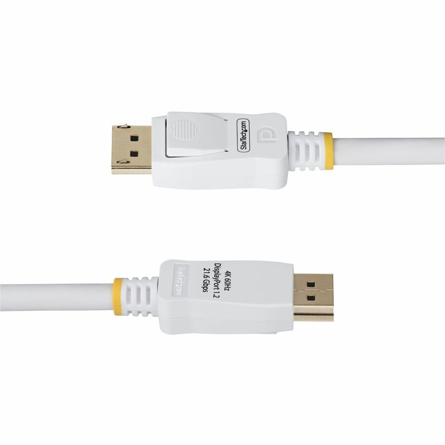 StarTech.com 10ft DisplayPort Cable - White — DP12-CABLE-10FTW