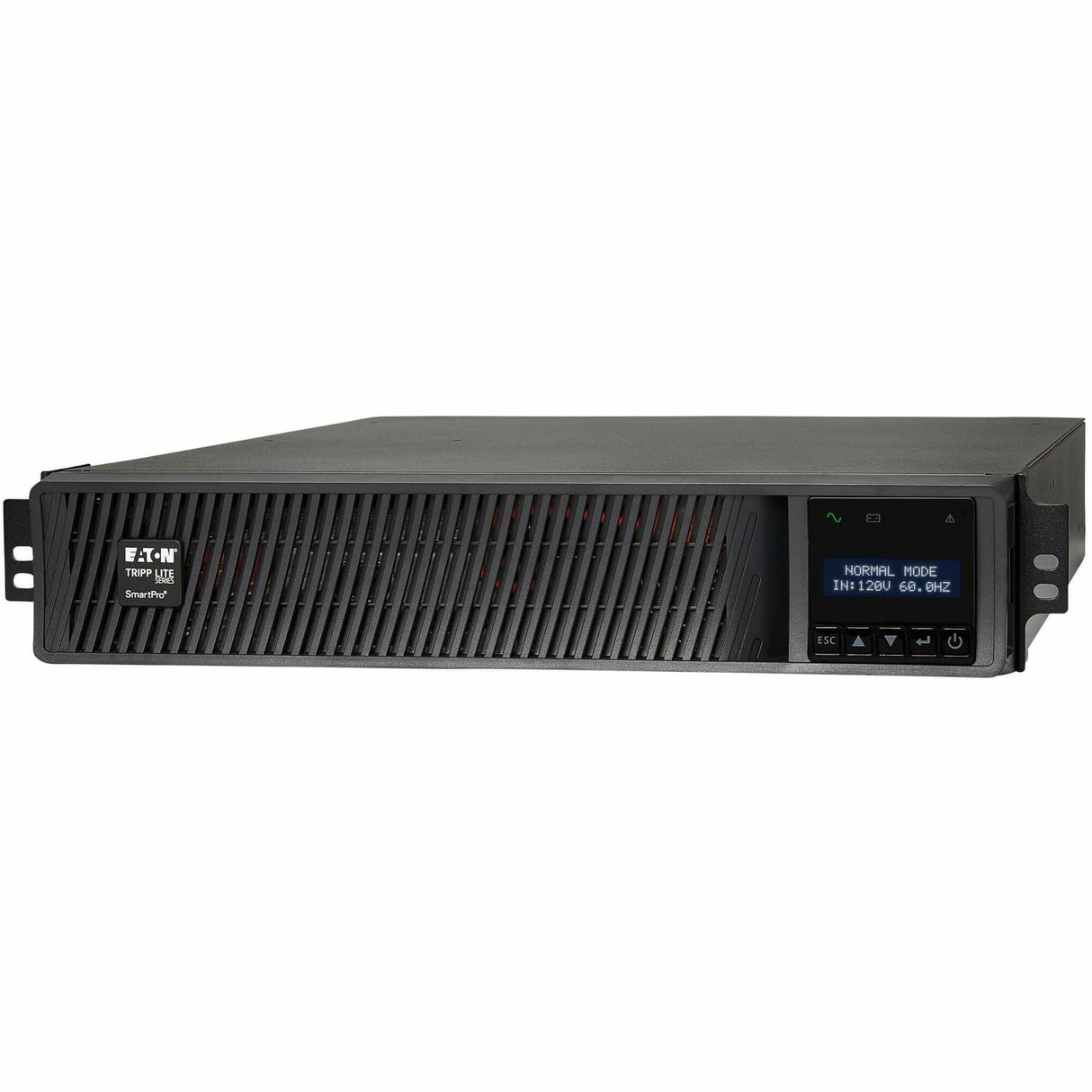 Eaton Tripp Lite Series SmartPro 1440VA 1440W 120V Line-Interactive Sine Wave UPS - 8 Outlets, Extended Run, Network Card Option, LCD, USB, DB9, 2U Rack/Tower, TAA — SMART1500RXLTAA
