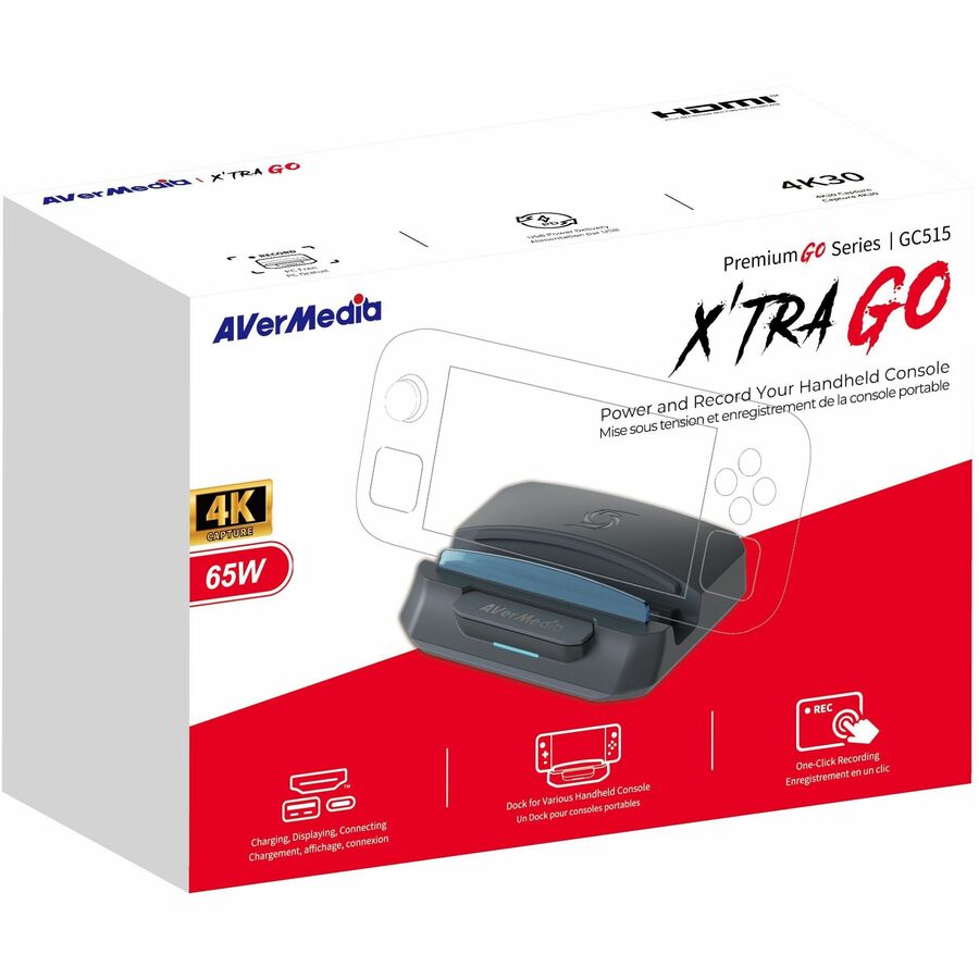AVerMedia X'TRA GO (GC515) Capture Card and Docking Station for Handheld/Mobile Device - Black — GC515 (Black)