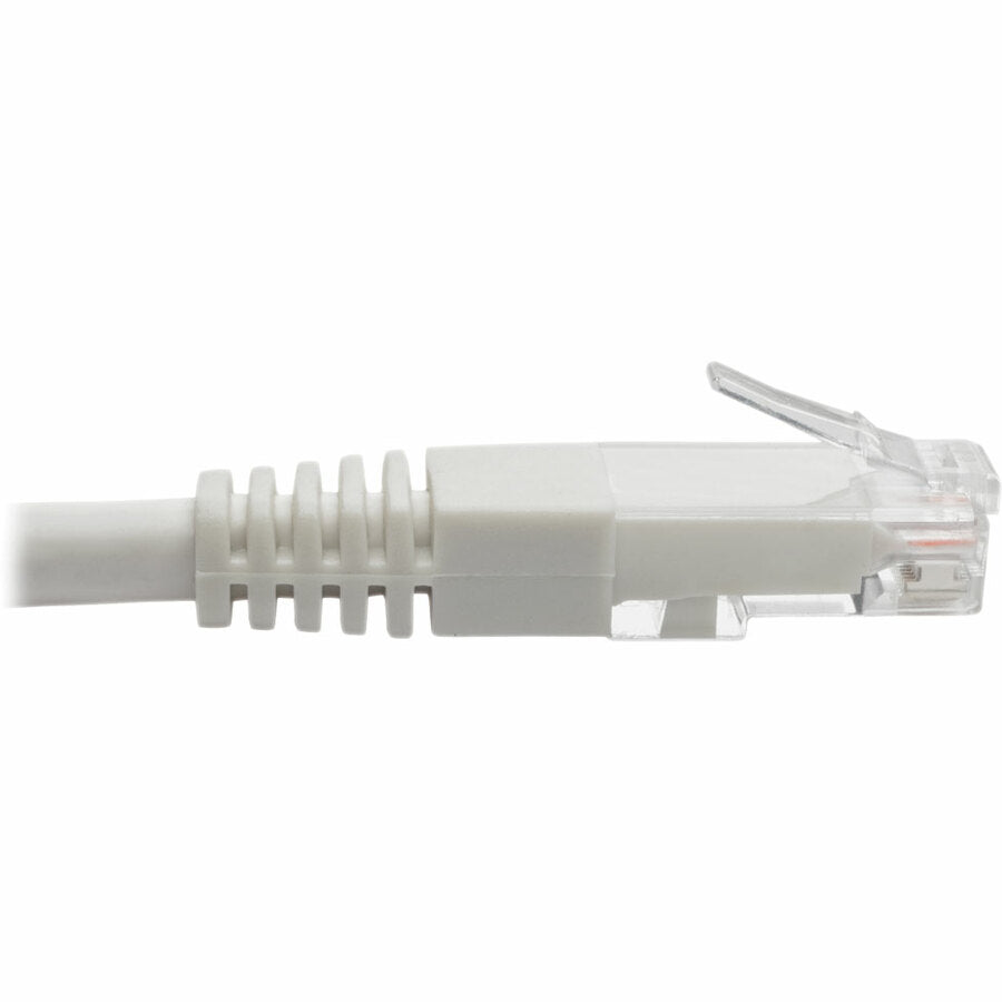 Eaton Tripp Lite Series Cat6 Gigabit Molded (UTP) Ethernet Cable (RJ45 M/M), PoE, White. 100 ft. (30.5 m) — N200-100-WH