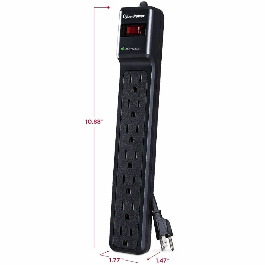 CyberPower CSB706 Essential 7 - Outlet Surge with 1500 J — CSB706