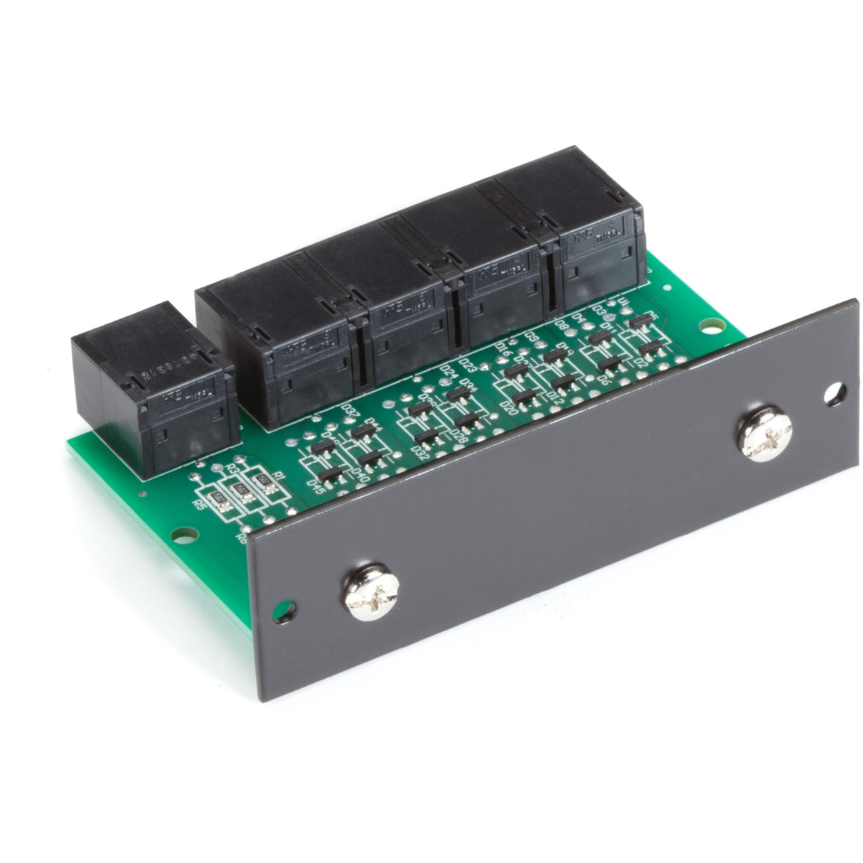 Black Box RS232 Passive Splitter Rackmount Card - RJ45, 4-Port — TL421-C