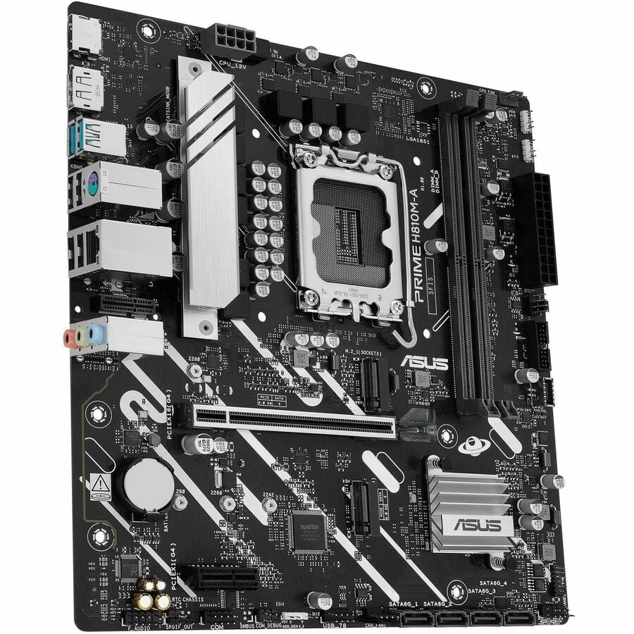 Asus Prime H810M-A-CSM Desktop Motherboard - Intel H810 Chipset - Socket LGA-1851 - Micro ATX — PRIME H810M-A CSM