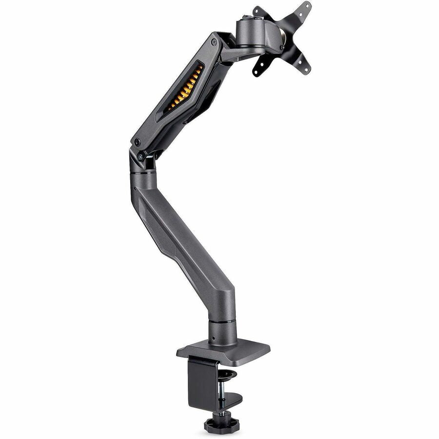 StarTech.com Desk Mount Monitor Arm, Up To 32" Display, Max 22lb/10kg, VESA, C-Clamp, Fully Articulating, Mechanical Spring, TAA-Compliant — H1M1AG2-MONITOR-ARM