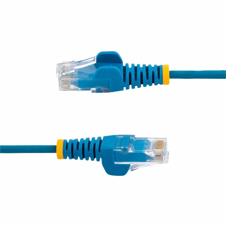 StarTech.com 20ft Blue Slim CAT6 Ethernet Cable, Slim Snagless RJ45, UTP, LSZH, 28AWG Bare Copper, Slim Network Patch Cord, Fluke Tested — N6PAT20BLS