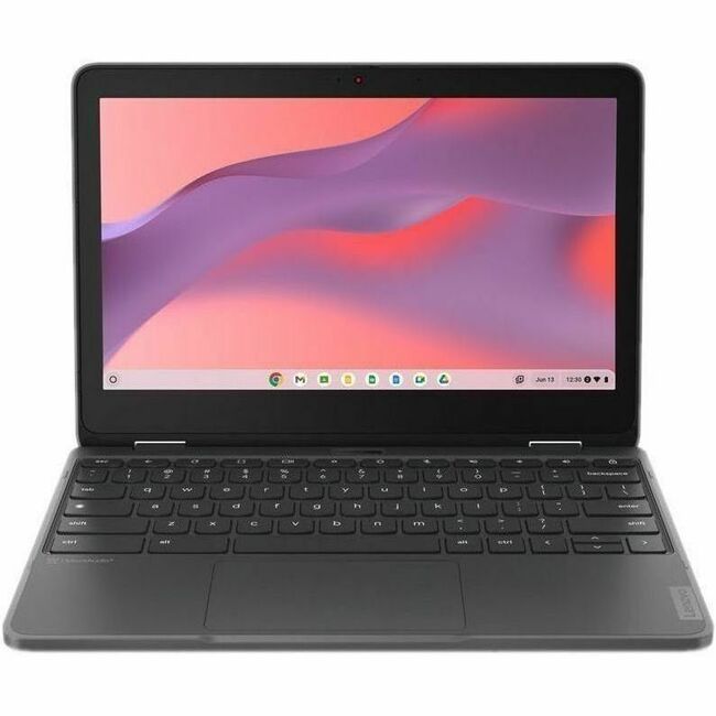 Lenovo 300e Yoga Chromebook Gen 4 82W2002GUS 11.6" Touchscreen Convertible 2 in 1 Chromebook - HD - Octa-core (ARM Cortex A76 + Cortex A55) - 4 GB - 32 GB Flash Memory - English Keyboard - Graphite Gray — 82W2002GUS