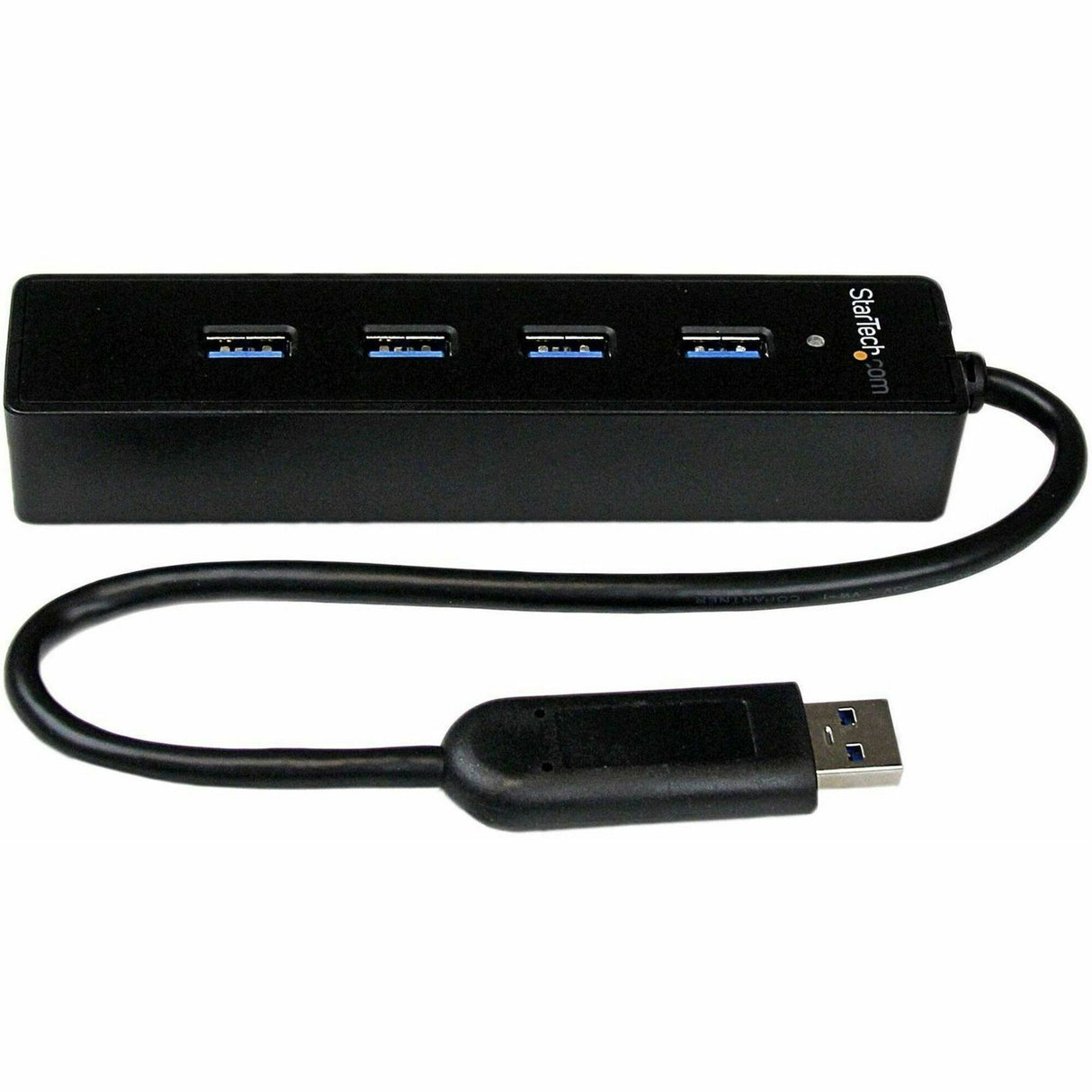 StarTech.com 4 Port Portable SuperSpeed USB 3.0 Hub with Built-in Cable - 5Gbps — ST4300PBU3