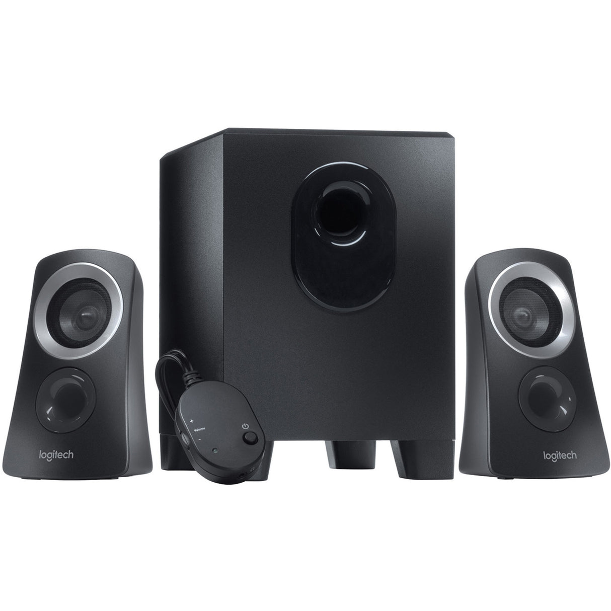 Logitech Z313 2.1 Speaker System - 25 W RMS - Black — 980-000382