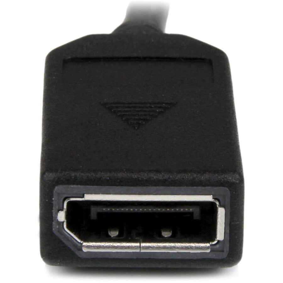 StarTech.com 8" DMS-59 to Dual DisplayPort Adapter Cable, 4K x 2K, DMS 59 pin (M) to 2x DP 1.2 (F) Splitter Y Cable, LFH to 2x DP Monitors — DMSDPDP1