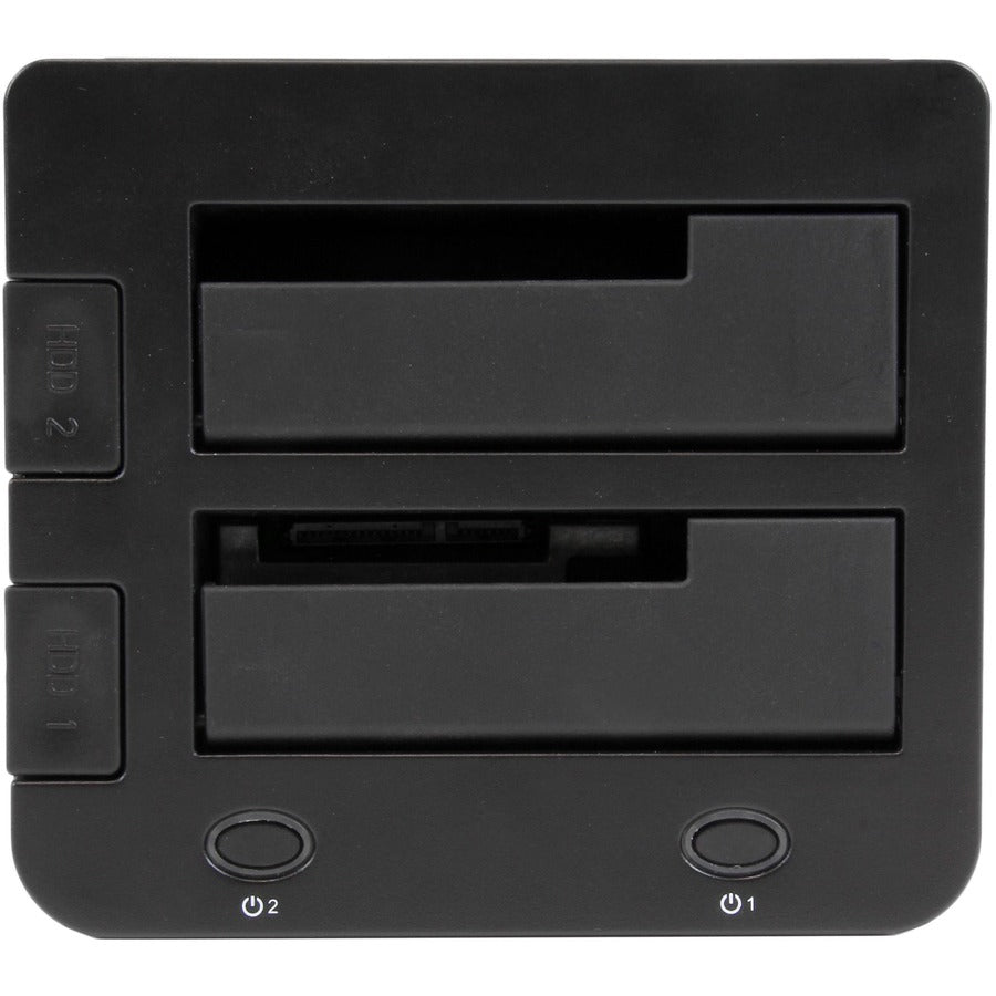 StarTech.com Dual-Bay USB 3.0 to SATA and IDE Hard Drive Docking Station, 2.5/3.5" SATA III and IDE (40 pin), SSD/HDD Dock, Top-Loading — UNIDOCKU33