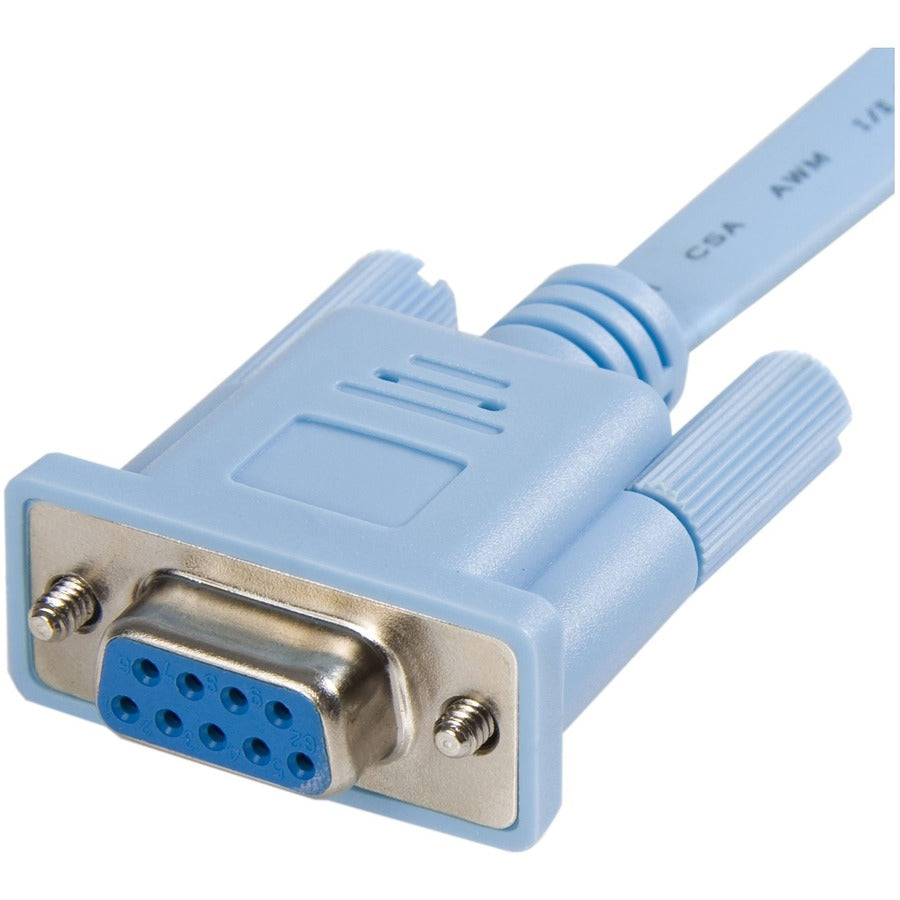StarTech.com Cisco console router cable - RJ45 (m) - DB9 (f) - 6 ft — DB9CONCABL6