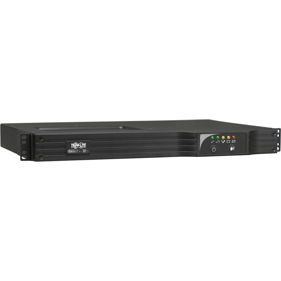 Eaton Tripp Lite Series SmartPro 120V 1kVA 800W Line-Interactive Sine Wave UPS, Network Card Option, USB, DB9, 6 Outlets, 1U Rack/Vertical — SMART1000RM1U