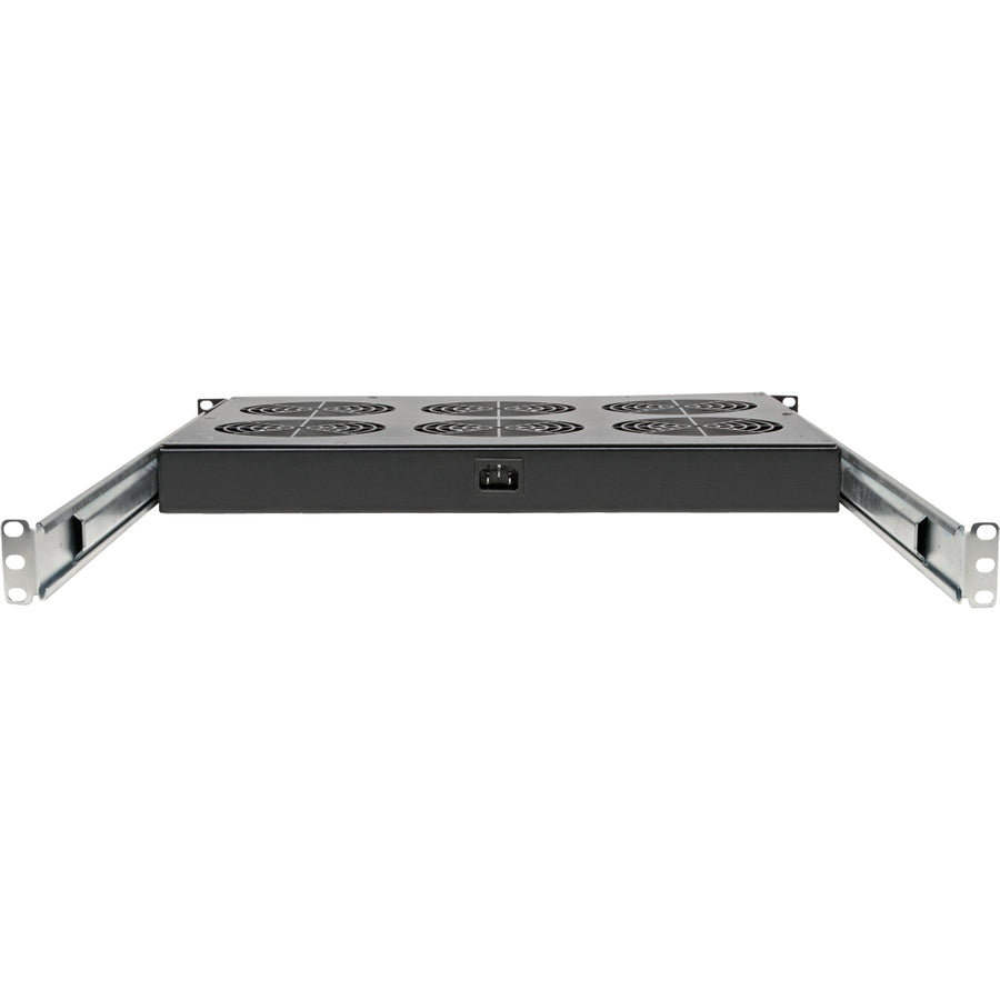 Eaton Tripp Lite Series Fan Tray for 19 in. Racks - 1U, 6 120V High-Performance Fans, 576 CFM, C14 Inlet — SRFANTRAY6