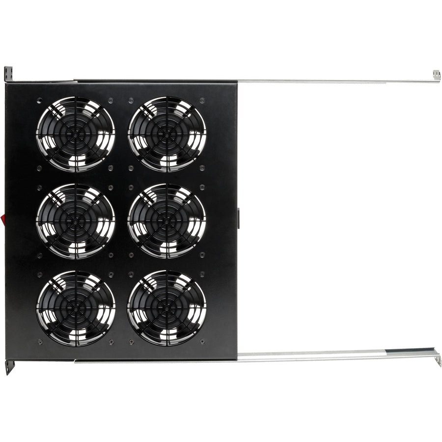 Eaton Tripp Lite Series Fan Tray for 19 in. Racks - 1U, 6 120V High-Performance Fans, 576 CFM, C14 Inlet — SRFANTRAY6