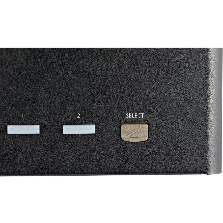 StarTech.com 2 Port Quad Monitor DisplayPort KVM Switch 4K 60Hz UHD HDR, DP 1.2 KVM Switch, 2 Port USB 3.0 Hub, 4x USB HID, Audio, Hotkey — SV231QDPU34K